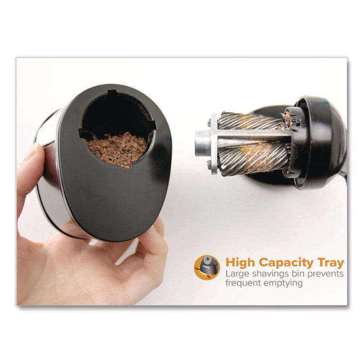 Manual Pencil Sharpener, 2.68 x 4.33 x 5.43, Black, 12/Carton