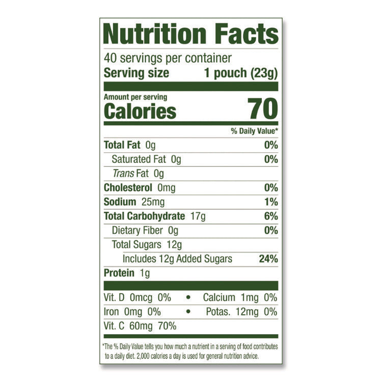 Juicy Burst Fruit Flavored Snack, Mixed Fruit, 32 Oz, 40/box