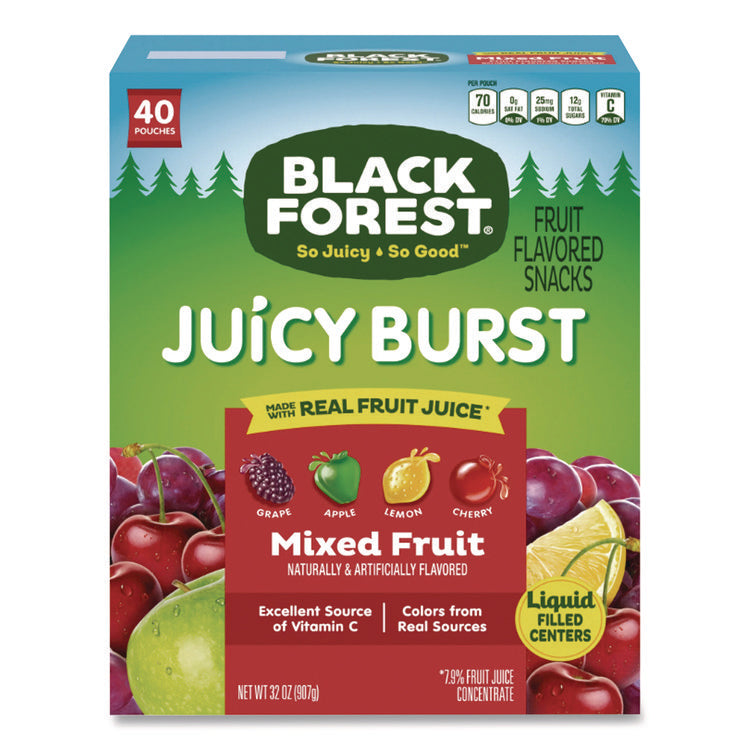 Juicy Burst Fruit Flavored Snack, Mixed Fruit, 32 Oz, 40/box