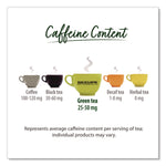 steep Cafe Organic Green Tea, Tropical, 50 Bags/Carton