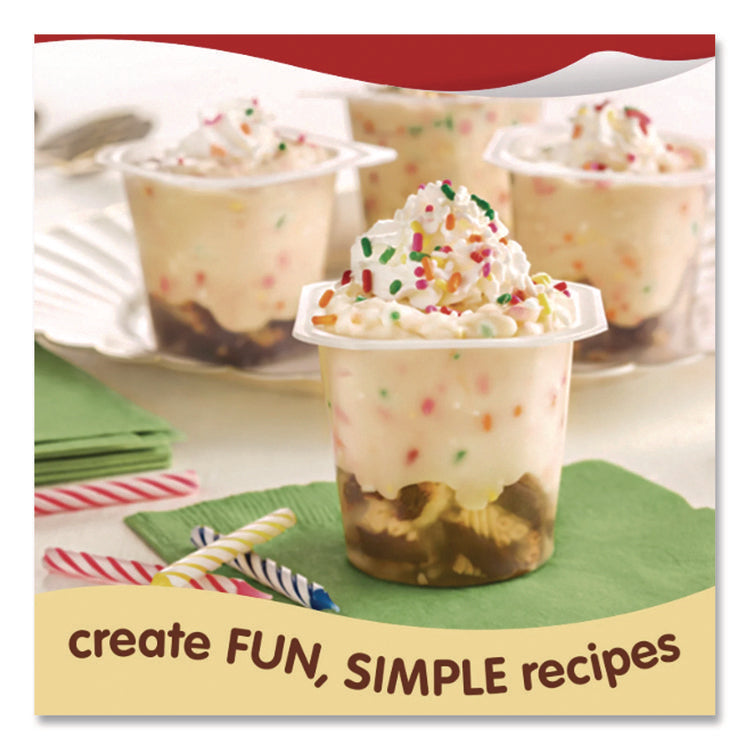 Pudding Cups, Vanilla, 3.5 Oz Cup, 48/carton