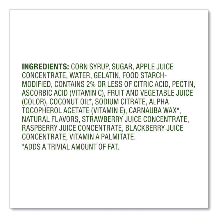 Juicy Burst Fruit Flavored Snack, Berry Medley, 32 Oz, 40/box