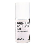 Premium Roll-On Ink, 2 Oz, Black