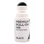 Premium Roll-On Ink, 2 Oz, Black