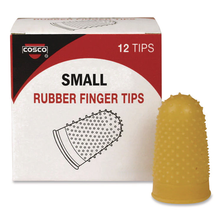 Fingertip Pads, Size 11, Small, Amber, 12/pack