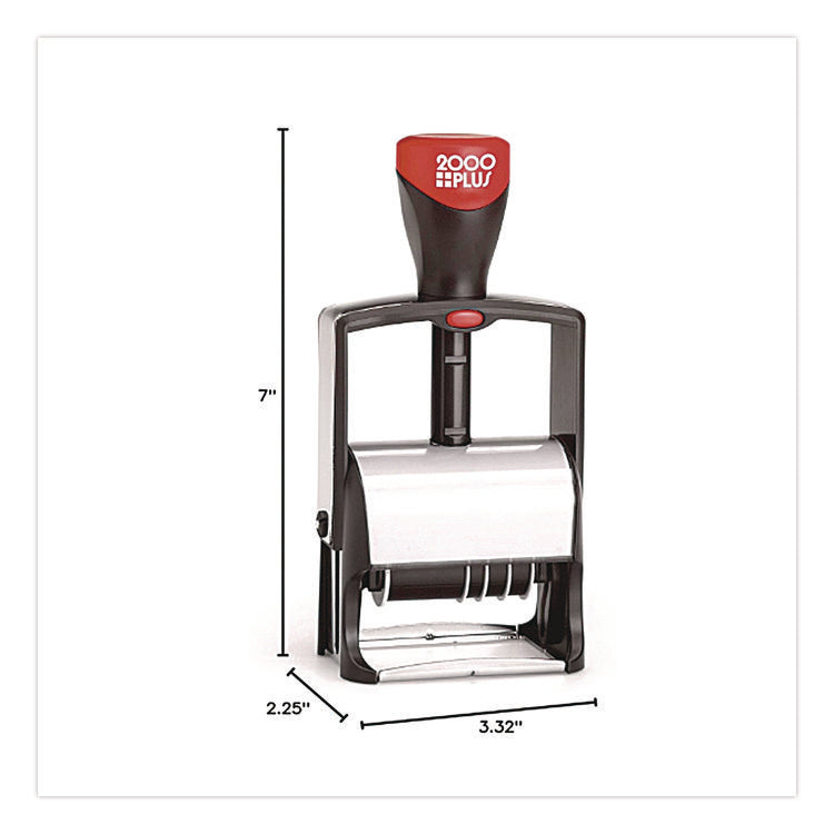 Classic Line Message Dater, 5 Years, 12 Phrases, 1.75 X 0.18, Black Ink