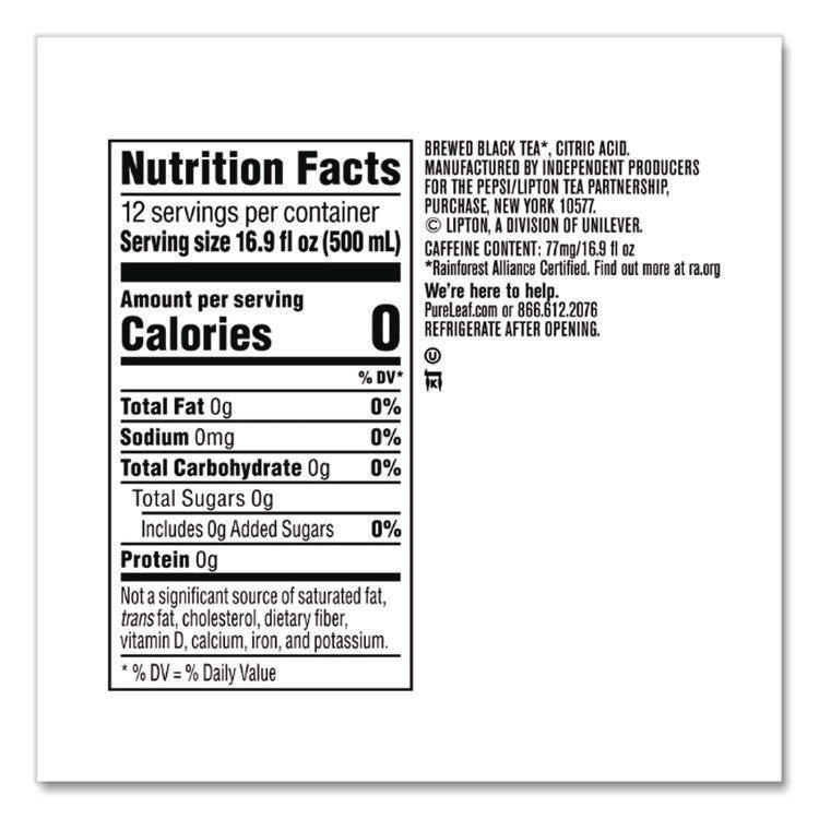 Iced Tea, Unsweetened, 18.5 Oz, 12/carton