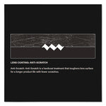 Anser Optical Safety Glasses, Black Frame, Gray Lens