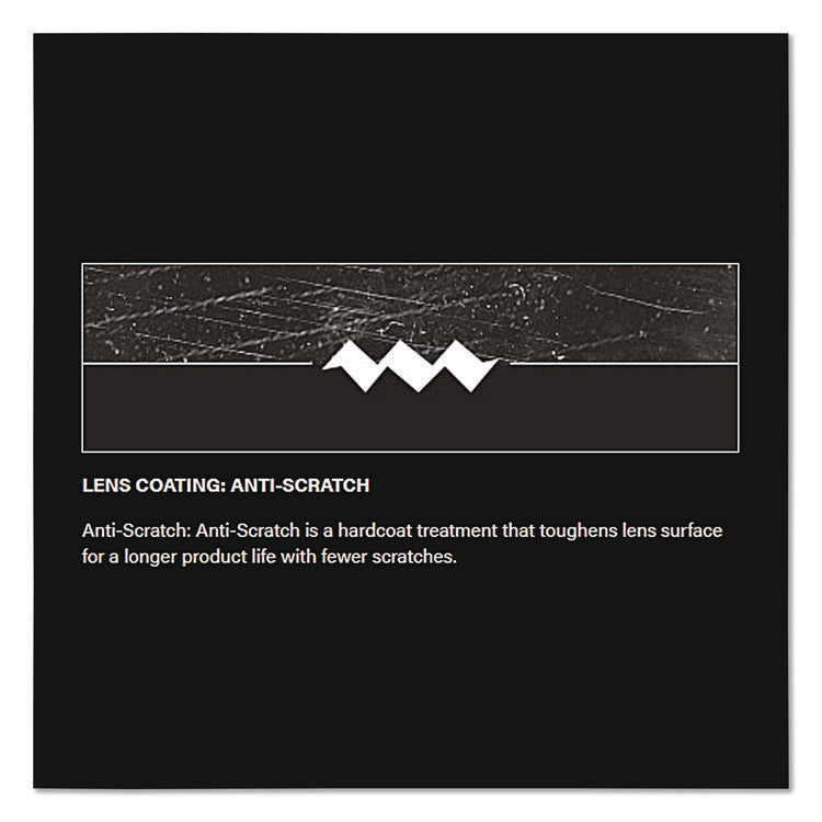 Anser Optical Safety Glasses, Black Frame, Gray Lens