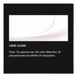 Zenon Z12 Polycarbonate Safety Glasses, Black Nylon Frame, Clear Polycarbonate Lens