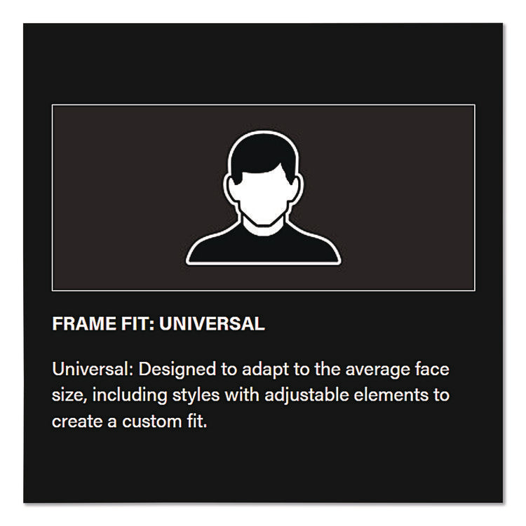 Zenon Z12 Polycarbonate Safety Glasses, Black Nylon Frame, Clear Polycarbonate Lens