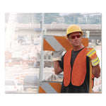 Hook and Loop Safety Vest, One Size Fits Most, Hi-Viz Orange