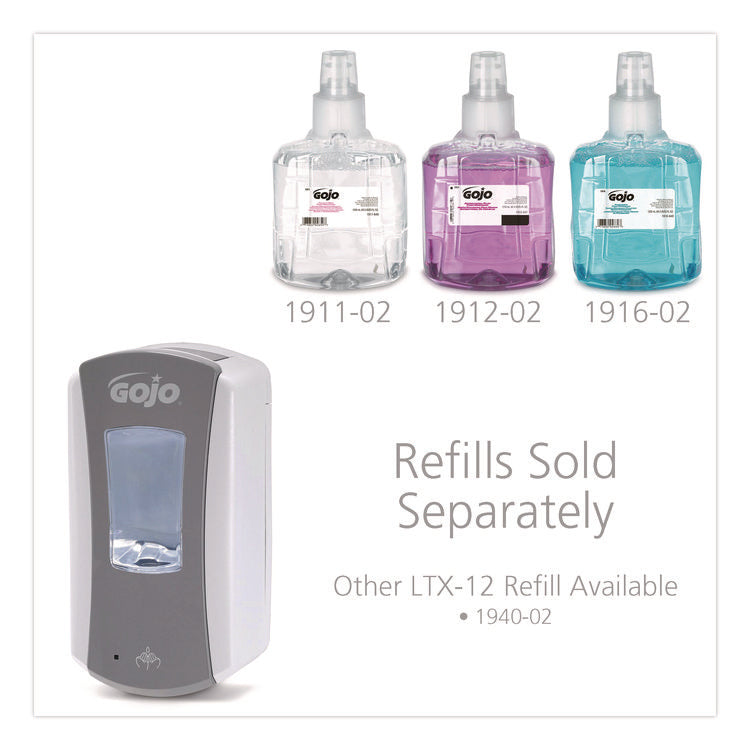 Ltx-12 Touch-Free Dispenser, 1,200 Ml, 5.25 X 3.33 X 10.5, Gray/White