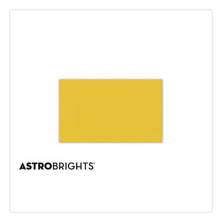 Color Paper, 24 lb Bond Weight, 8.5 x 14, Solar Yellow, 500/Ream