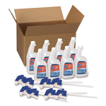 Disinfecting All-Purpose Spray and Glass Cleaner, Fresh Scent, 32 oz Bottles, 8 Bottles and 8 Trigger Sprayers/Carton