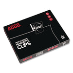 Magnetic Clip, 1" Jaw Capacity, Silver, 12/Pack