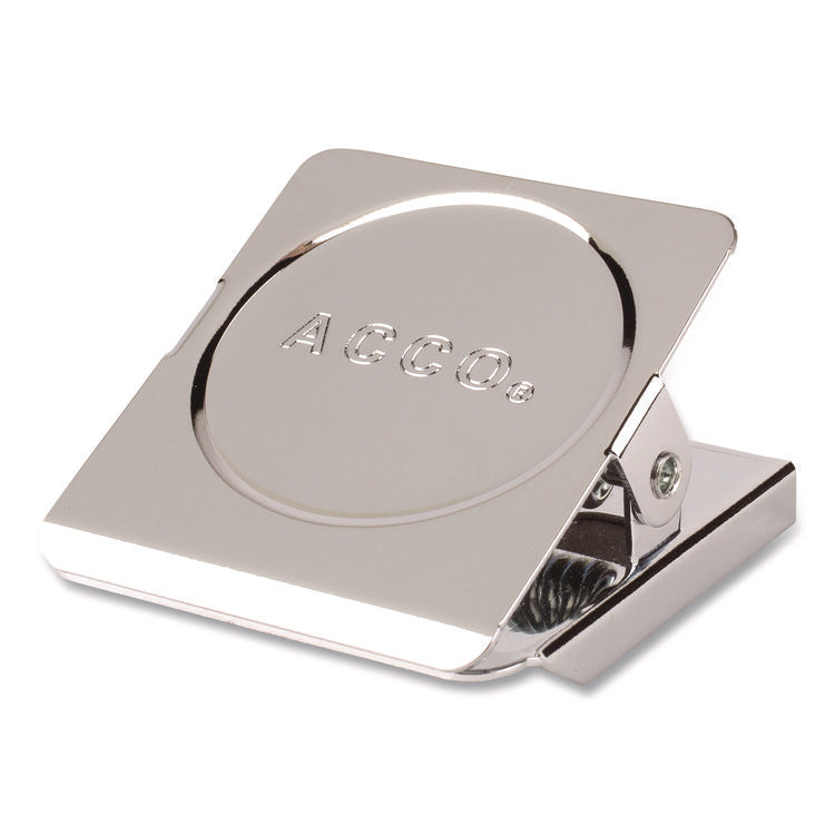 Magnetic Clip, 1.13" Jaw Capacity, Silver, 12/Pack