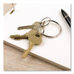 Metal Book Rings, 1" Diameter, 100/Box