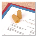 Rubber Finger Tips, 12 (medium-Large), Amber, Dozen