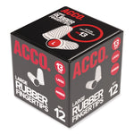 Rubber Finger Tips, 13 (large), Amber, Dozen