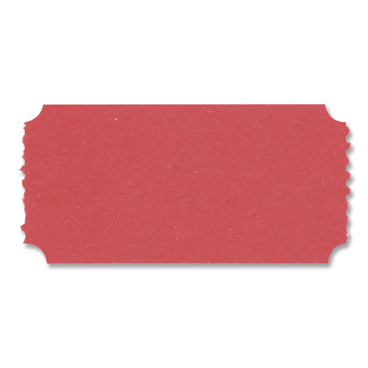 Single Ticket Roll, Admit One, Red, 2,000/roll