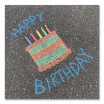 Washable Sidewalk Chalk, 12 Assorted Colors, 32 Sticks/box