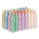 Washable Sidewalk Chalk, 12 Assorted Colors, 32 Sticks/box