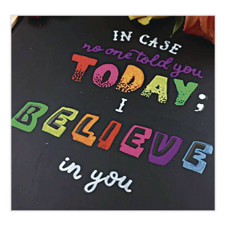 Chalk Markers, Assorted Colors, 6/Pack