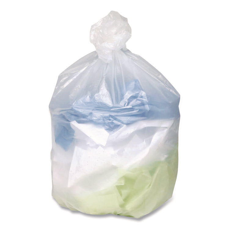 Global Ultra Plus Industrial Trash Bag, 45 gal,16 mic, 40 x 48, Natural, 80/Carton