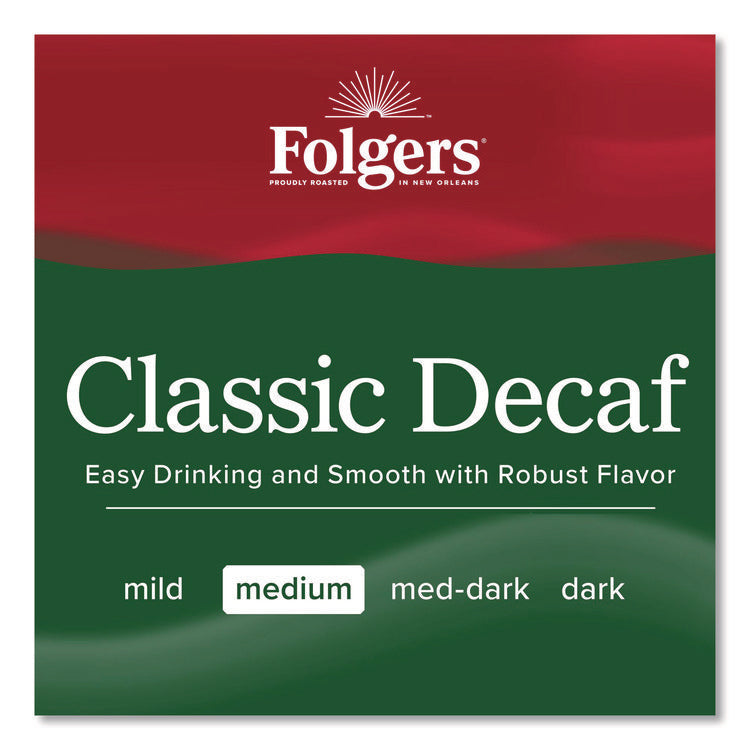 Classic Decaf Ground Coffee, Classic Roast Decaffeinated, 19.2 oz Can