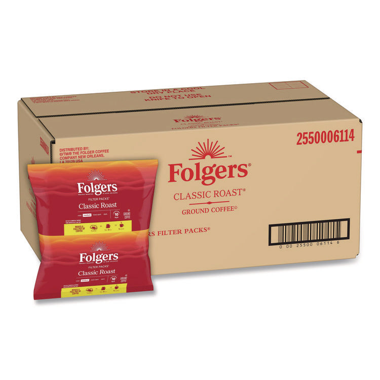 Coffee Roast Ground Filter Pack, 0.6 oz, 160/Carton