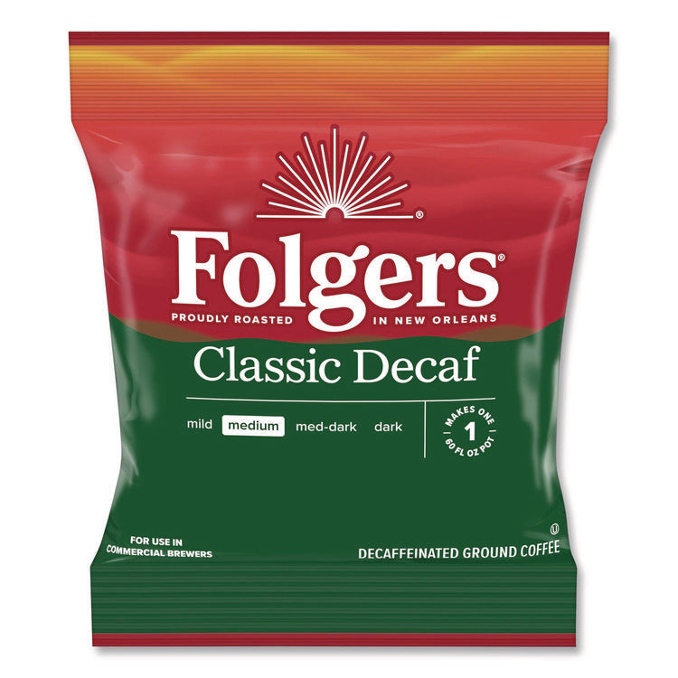 Classic Decaf Ground Coffee Fraction Pack, Classic Roast Decaf, 1.5 oz, 42/Carton