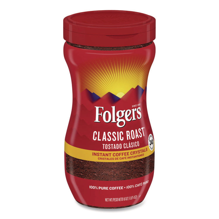 Classic Roast Instant Coffee, 16 oz Jar