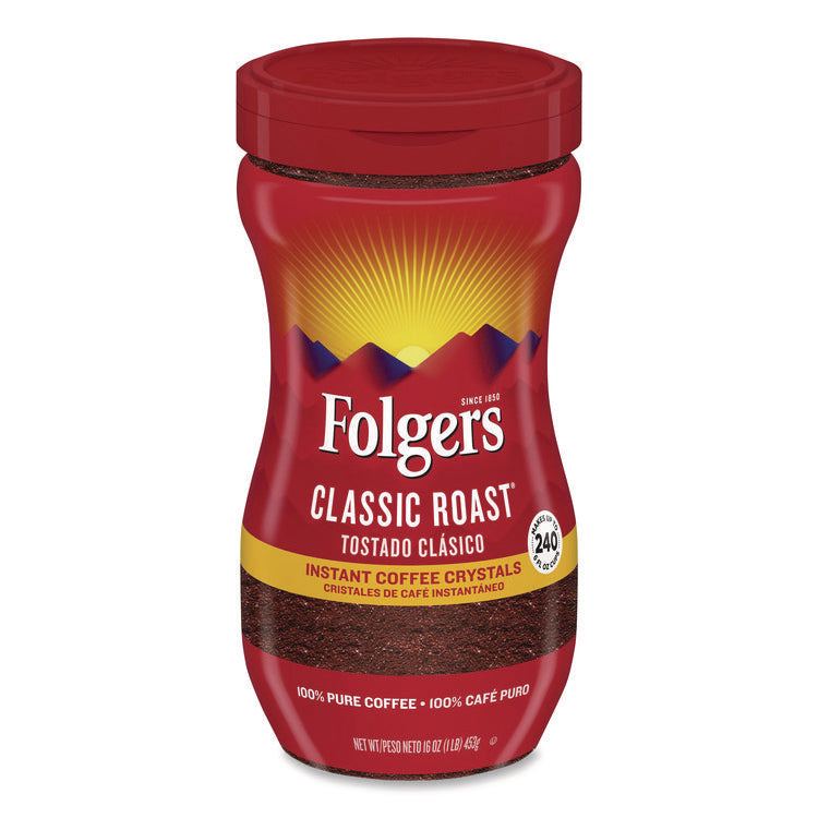 Classic Roast Instant Coffee, 16 oz Jar