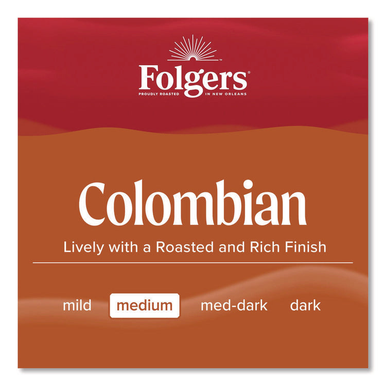 Coffee Filter Packs, 100% Colombian, 1.4 Oz Pack, 40/carton