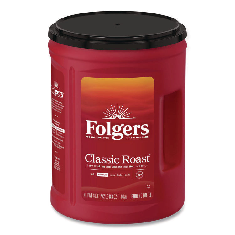 Classic Roast Ground Coffee, Classic Roast, 40.3 oz Canister