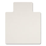OceanMat Hard Floor Chair Mat, Lipped, 45 x 53, Clear