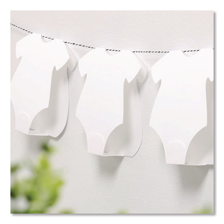 Color Cardstock, 65 lb Cover Weight, 8.5 x 14, Bright White, 125/Pack