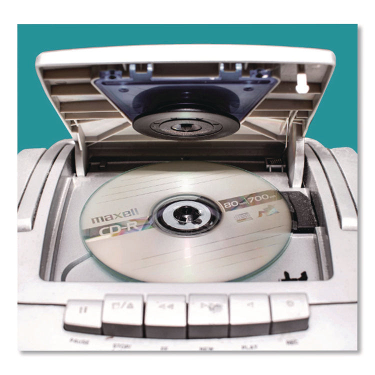 CD-R Printable Recordable Disc, 700 MB/80 min, 48x, Spindle, Matte White, 100/Pack