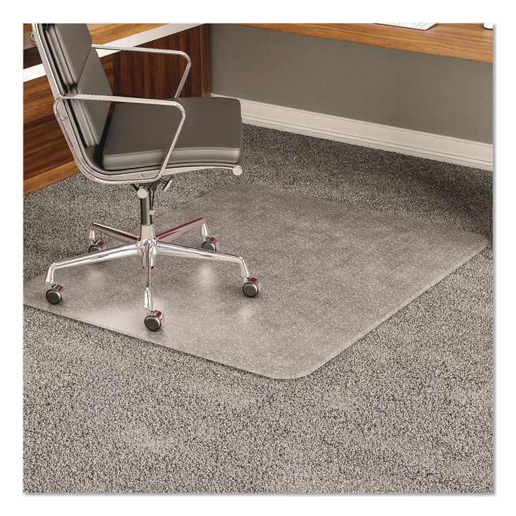 Execumat All Day Use Chair Mat For High Pile Carpet, 46 X 60, Rectangular, Clear