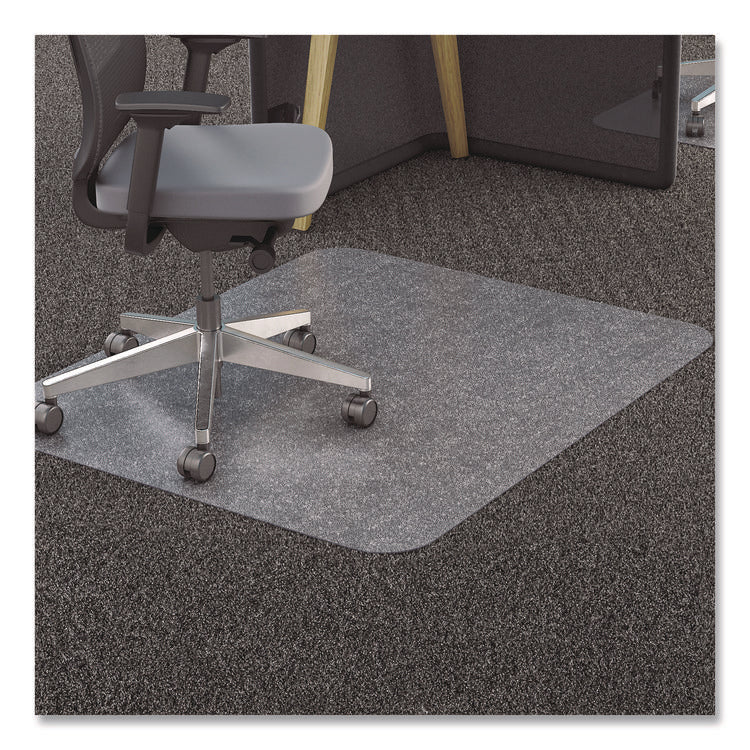 All Day Use Chair Mat - All Carpet Types, 45 X 53, Rectangle, Clear