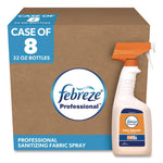 Fabric Refresher Spray, Fresh Clean Scent, (8) 32 oz Bottles and (2) Trigger Sprayers/Carton