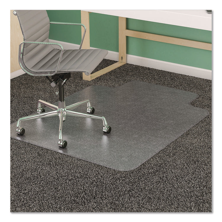 Supermat Frequent Use Chair Mat, Med Pile Carpet, Roll, 36 X 48, Lipped, Clear