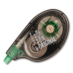 MONO Correction Tape, Gray/Clear Applicator, 0.17" x 394", White Tape, 10/Pack