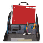 Spiral Notebook, 1-Subject, Wide/Legal Rule, Randomly Assorted Cover Color, (100) 10.5 x 7.5 Sheets