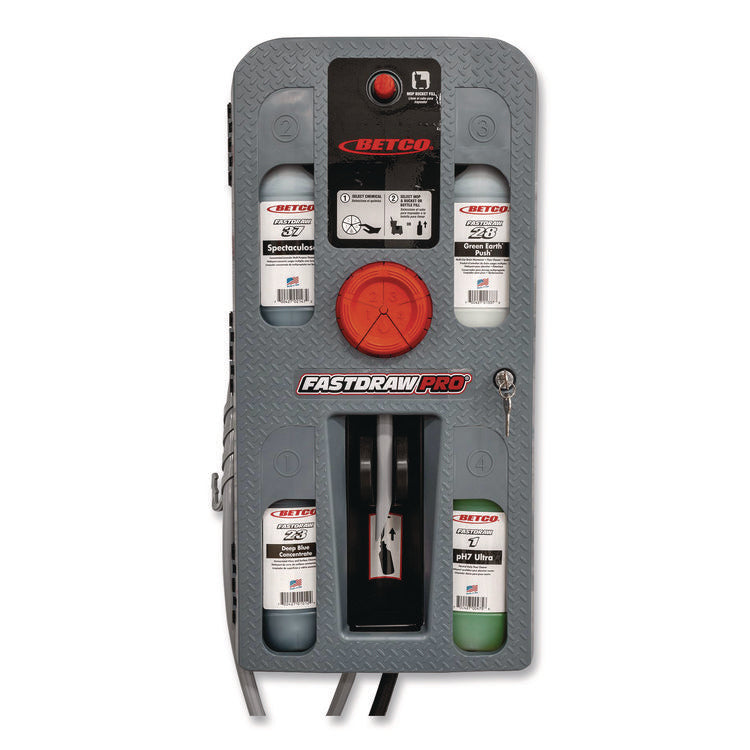 fastdraw pro, four bays for cleaners