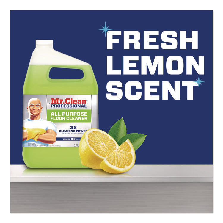 Finished Floor Cleaner, Lemon Scent, 1 Gal Bottle, 3/carton