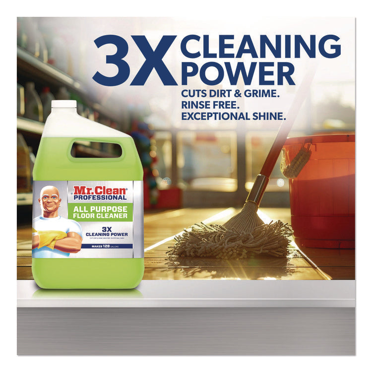 Finished Floor Cleaner, Lemon Scent, 1 Gal Bottle, 3/carton