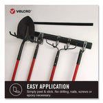 Industrial Strength Heavy-Duty Fastener, 2" X 4 Ft, Black, 2/pack