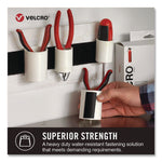 Industrial Strength Heavy-Duty Fastener, 2" X 4 Ft, Black, 2/pack